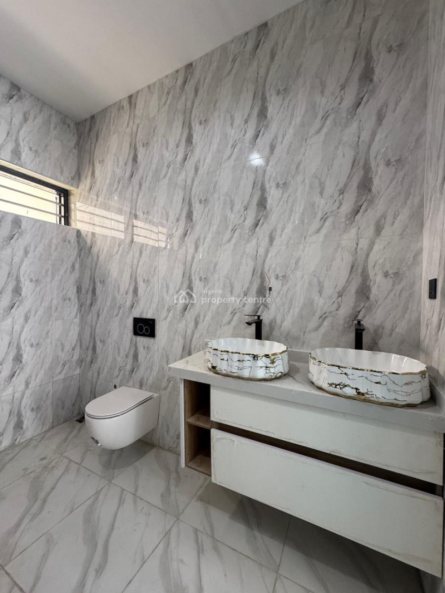 Contemporary 4 Bedroom Terrace Duplex with Bq in a Appreciating Axis, Osapa, Lekki, Lagos, Terraced Duplex for Sale