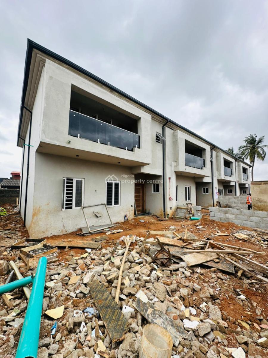 Newly Built 4 Bedroom Terrace Duplex with a Bq in a Prime location, 10 Minutes Drive to The Airport, Dopemu, Agege, Lagos, Terraced Duplex for Sale