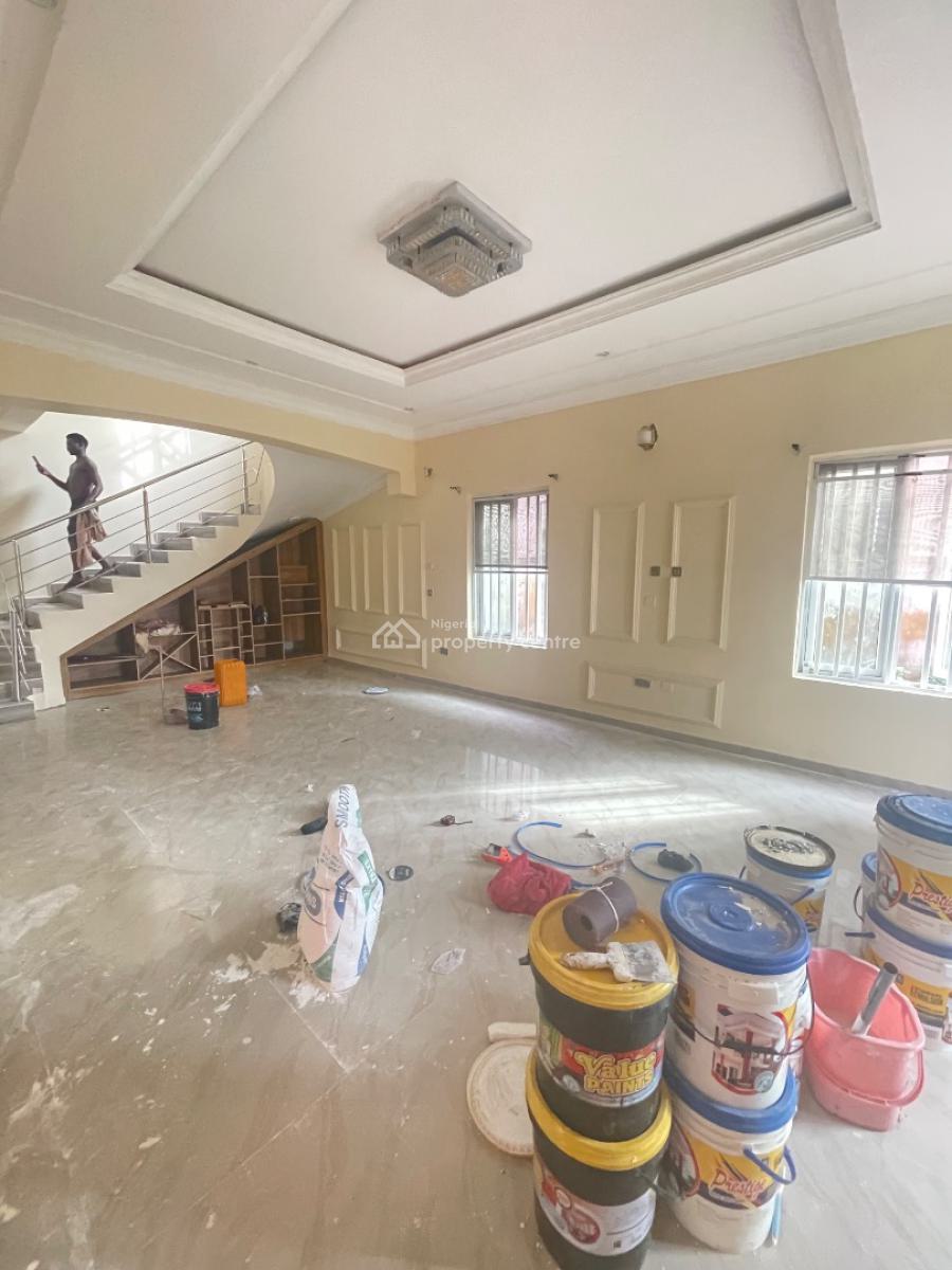 Luxury Brand New 5 Bedroom Fully Detached Duplex with Bq, Located Inside an Estate,good Road and Clean Water, Sangotedo, Ajah, Lagos, Detached Duplex for Rent
