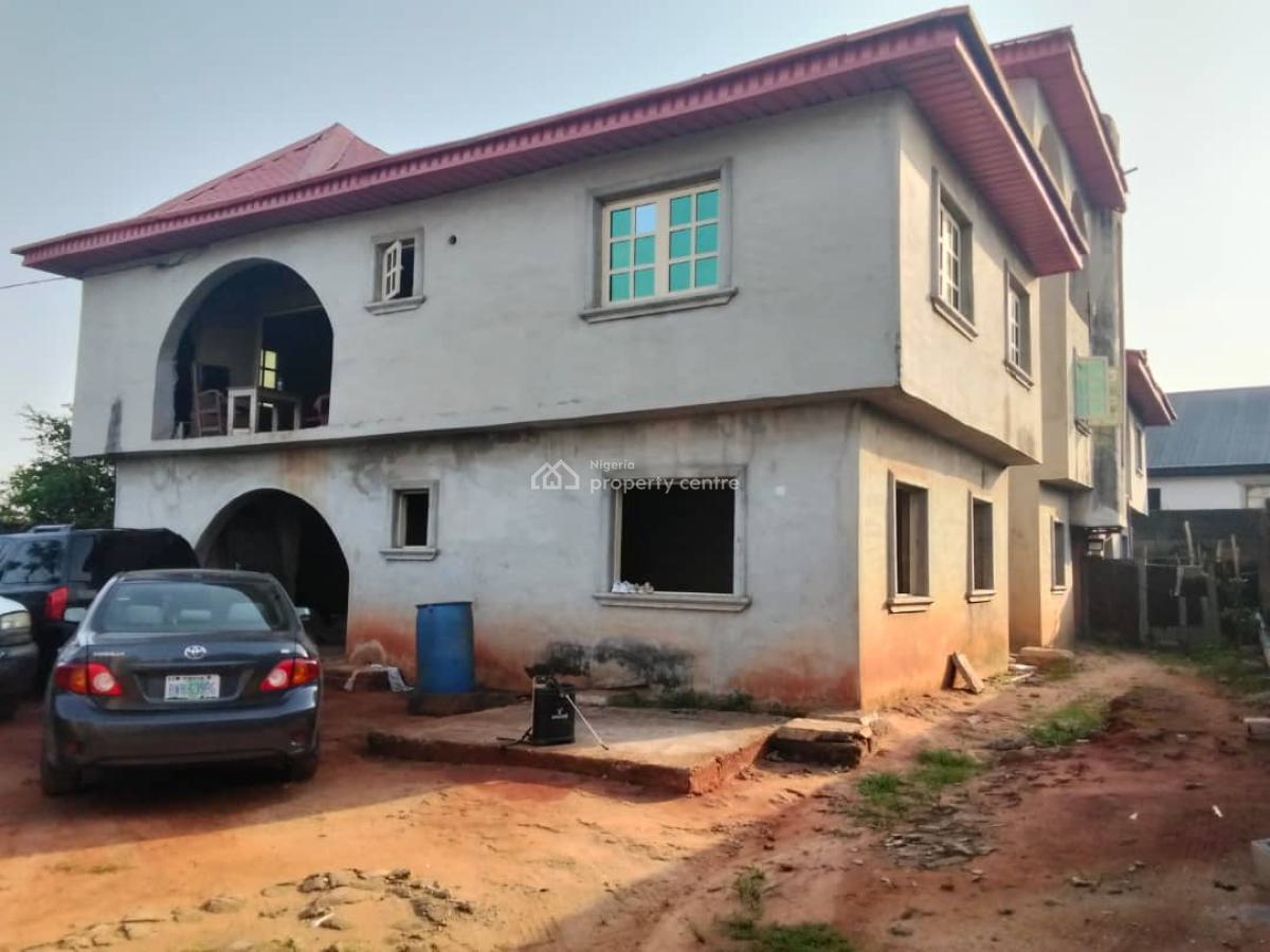 a Story Building Blocks of Flats with Pent House Full Plot of Land, Ibafo, Ogun, Block of Flats for Sale