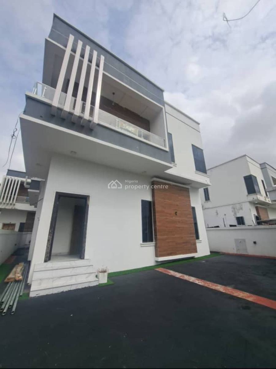 Luxury 5 Bedroom Fully Detached Duplex with Bq in Secured Estate Lekki, at an Estate in Chevron Lekki, Lekki Phase 1, Lekki, Lagos, Detached Duplex for Sale