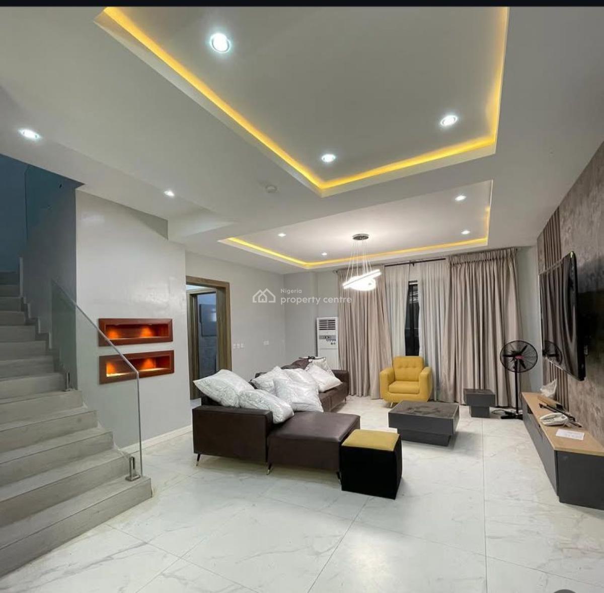Fully Furnished 4 Bedroom Maisonette, Lekki Phase 1, Lekki Phase 1, Lekki, Lagos, Flat / Apartment for Rent