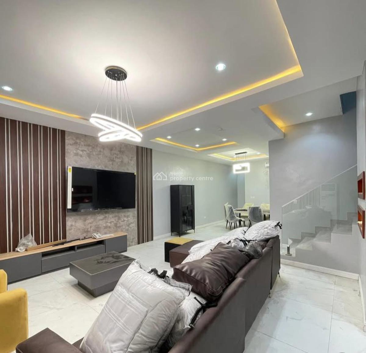 Fully Furnished 4 Bedroom Maisonette, Lekki Phase 1, Lekki Phase 1, Lekki, Lagos, Flat / Apartment for Rent