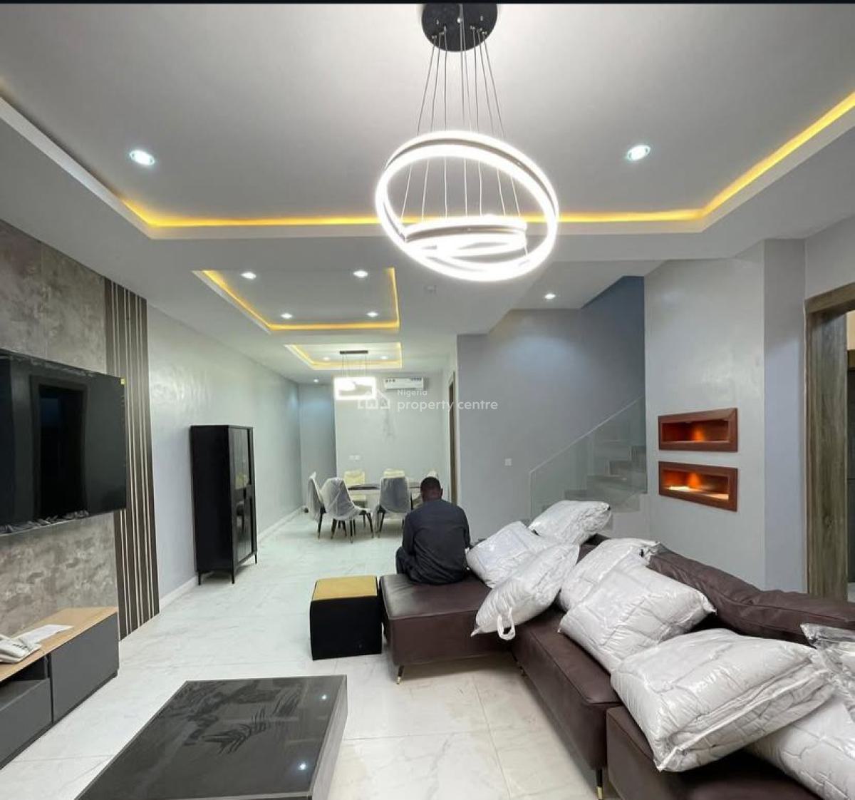 Fully Furnished 4 Bedroom Maisonette, Lekki Phase 1, Lekki Phase 1, Lekki, Lagos, Flat / Apartment for Rent