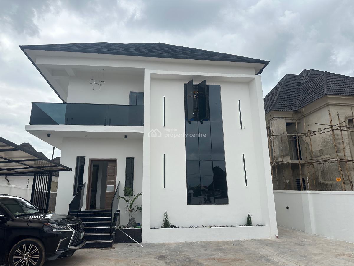 Luxury 5 Bedroom Fully Detached Duplex with Swimming Pool, Behind General Hospital Gra, Asaba, Delta, Detached Duplex for Sale