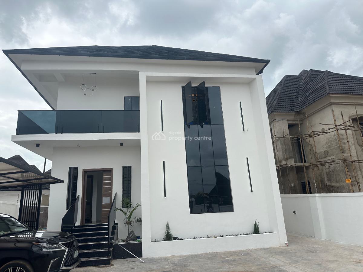 Luxury 5 Bedroom Fully Detached Duplex with Swimming Pool, Behind General Hospital Gra, Asaba, Delta, Detached Duplex for Sale