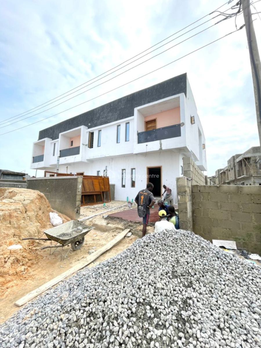 Newly Built 4 Bedroom Terraced Duplex Without Bq Still on Construction, General Paint, Ajah Lagos, Ajah, Lagos, Terraced Duplex for Sale