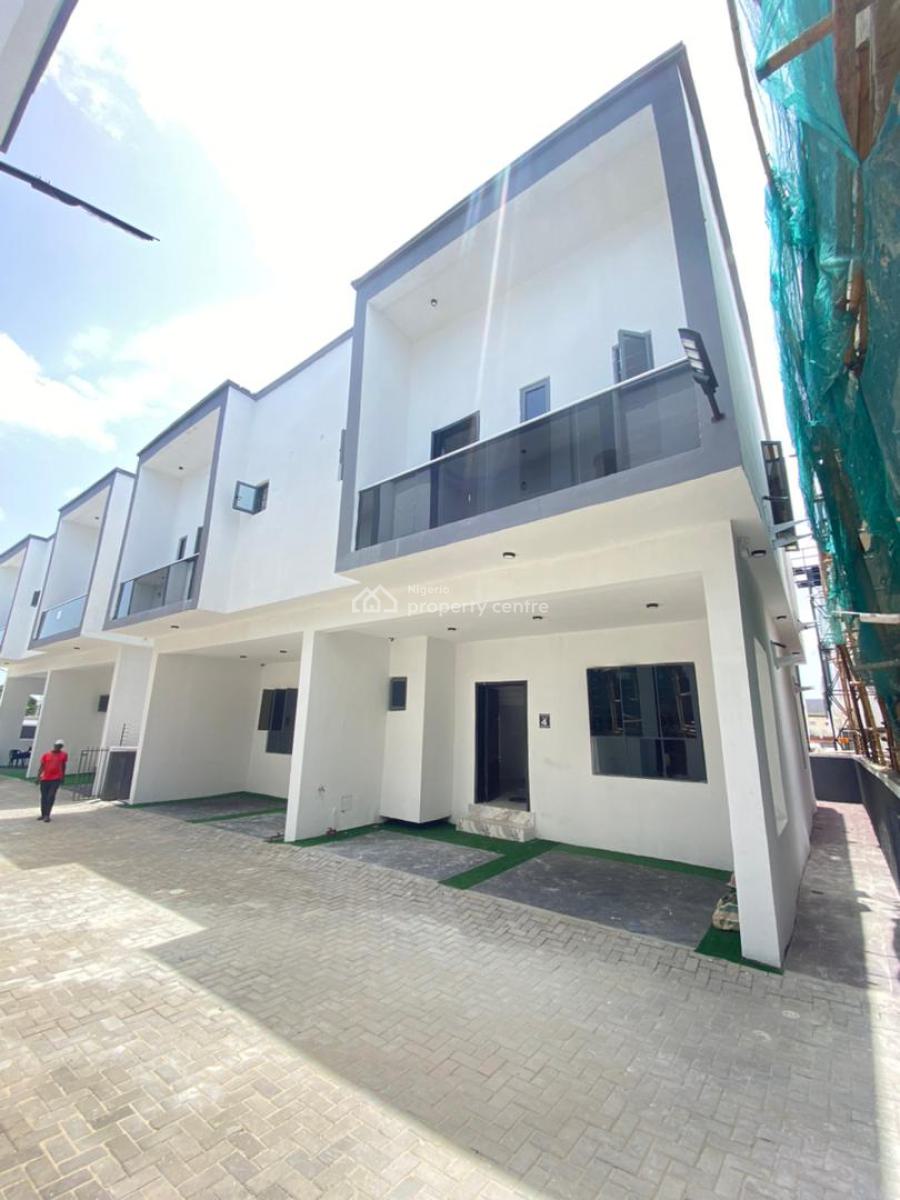 Brand New 4 Bedroom Terrace Duplex with Bq, Ajah, Lagos, Terraced Duplex for Rent