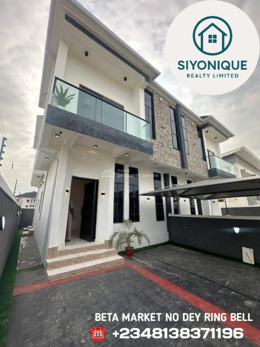 Solid Marble Designed Semi Detached Duplex with Bq, Ikota, Lekki, Lagos, Semi-detached Duplex for Sale