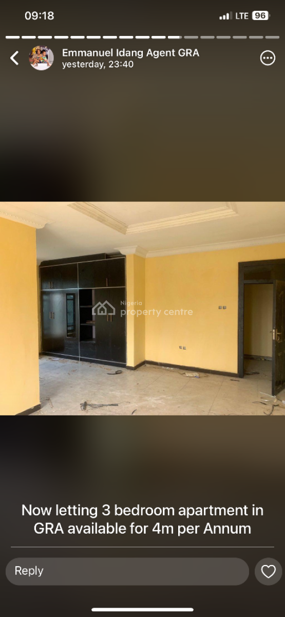 Luxury 3 Bedroom Apartment, Off Sani Abacha Road, Gra Phase 3, Port Harcourt, Rivers, Flat / Apartment for Rent