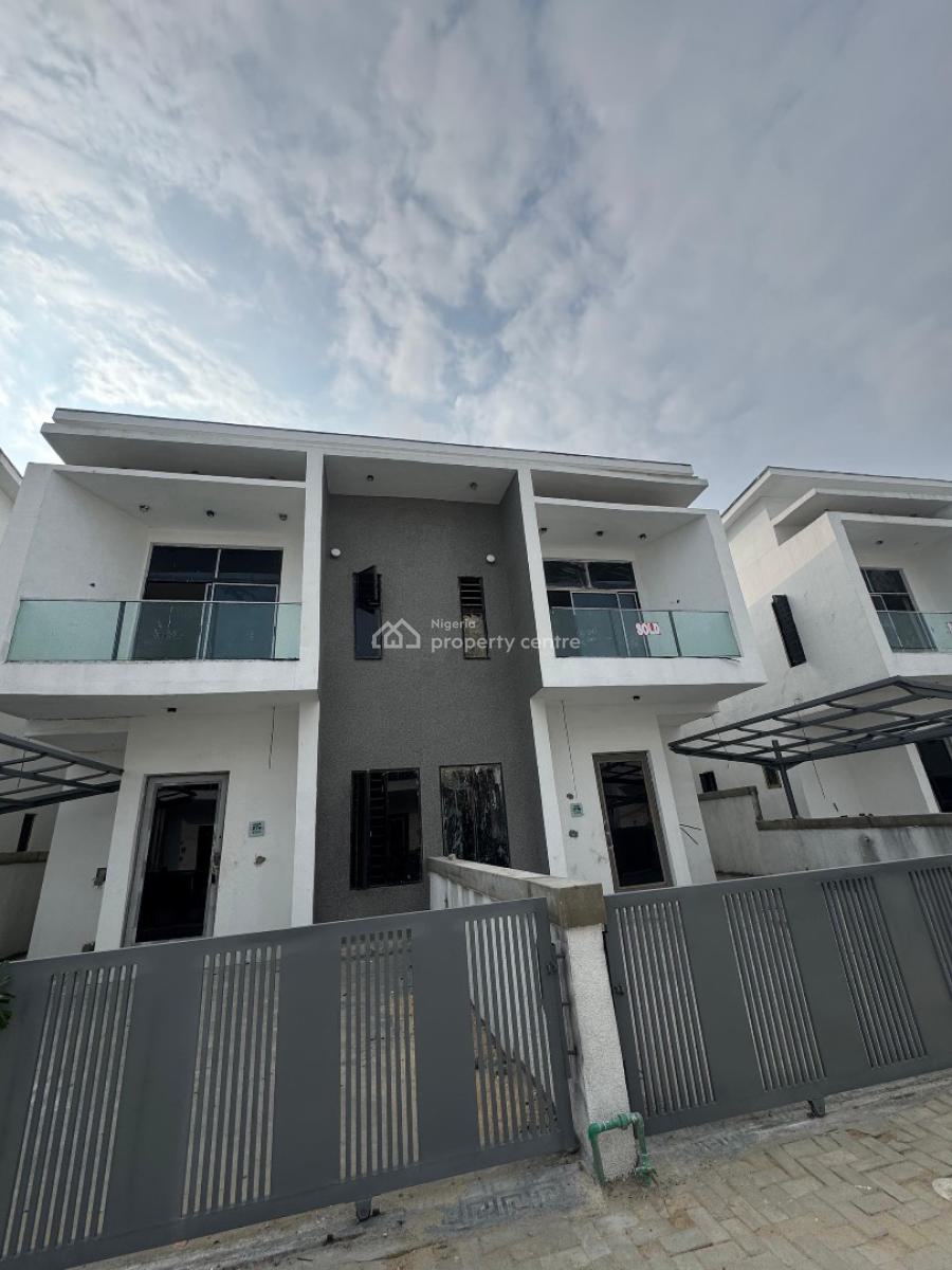 Beautiful 4bedroom  Semi Detached Duplex with Pool  in Prime Location, Orchid Road, Lekki, Lagos, Semi-detached Duplex for Sale
