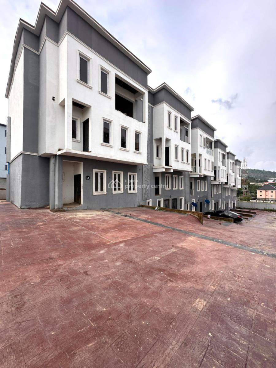 Newly Built 4bedroom Terrace Duplex with Bq, Close to Stella Maris School, Life Camp, Abuja, Terraced Duplex for Sale