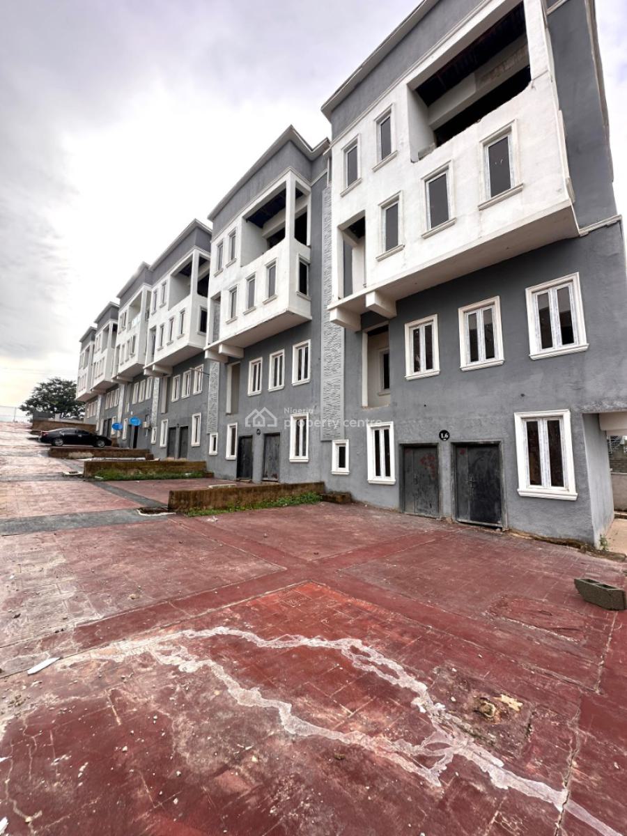 Newly Built 4bedroom Terrace Duplex with Bq, Close to Stella Maris School, Life Camp, Abuja, Terraced Duplex for Sale