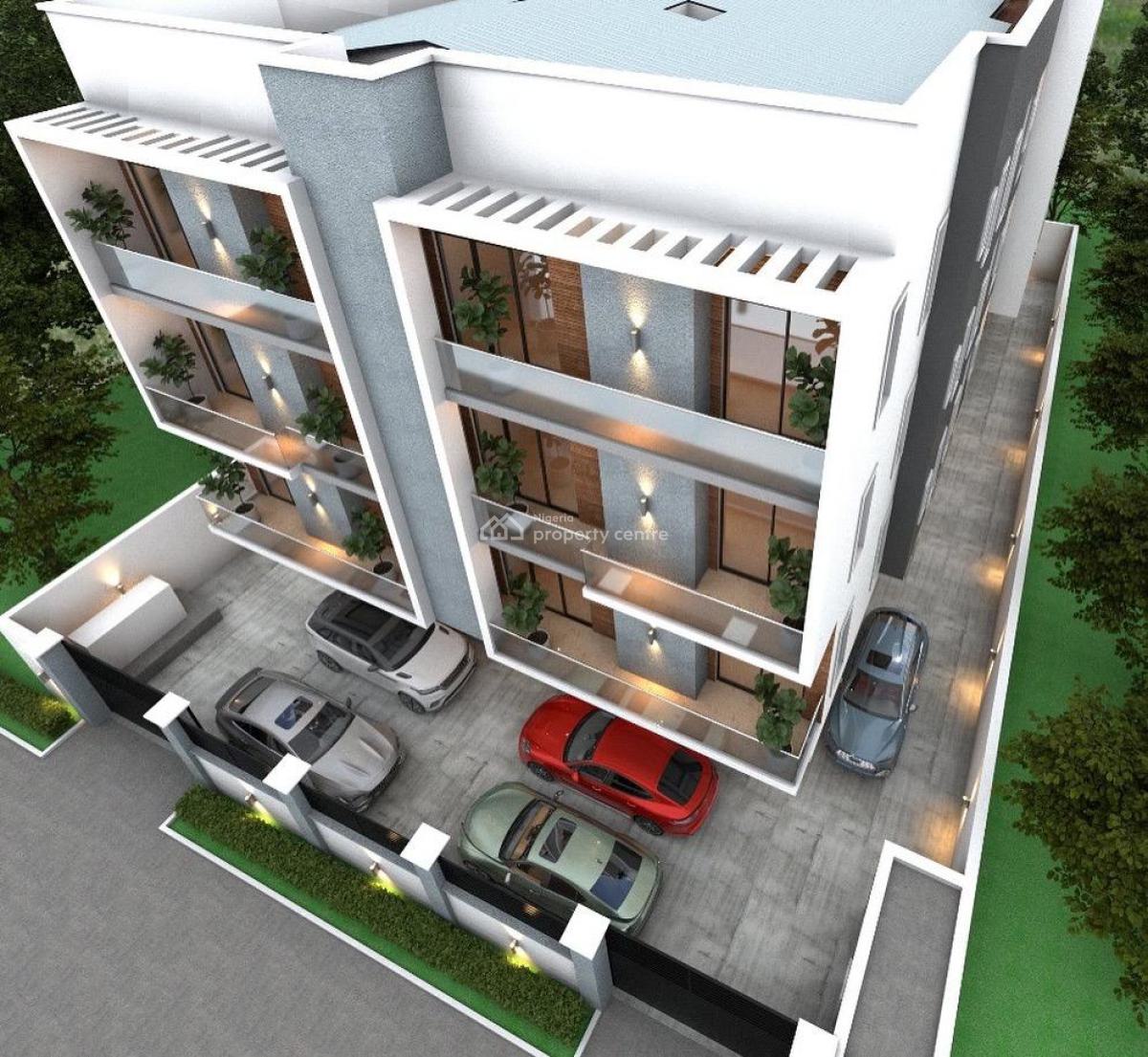 Offplan Newly Built 3 Bedroom Apartments with a Room Bq, Allen Avenue Off Opebi, Allen, Ikeja, Lagos, Flat / Apartment for Sale