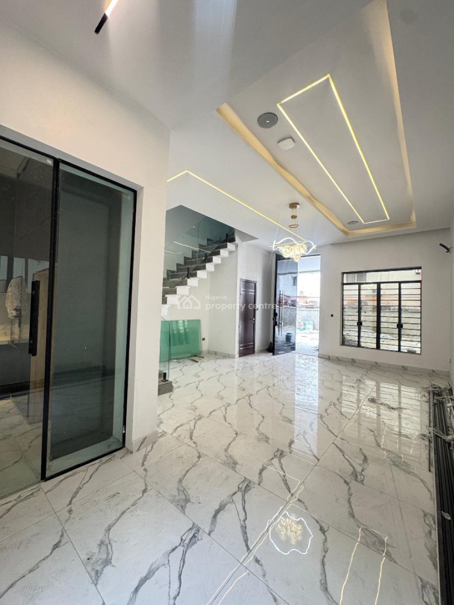 Beautiful 4 Bedroom Terrace Duplex with a Bq, Osapa, Lekki, Lagos, House for Sale