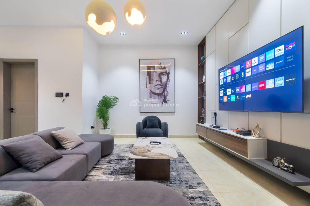 Luxurious 3 Bedroom Duplex with Cinema, Ps5 & Pool, Ikate, Lekki, Lagos, Terraced Duplex Short Let