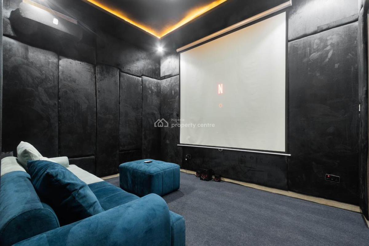 Luxurious 3 Bedroom Duplex with Cinema, Ps5 & Pool, Ikate, Lekki, Lagos, Terraced Duplex Short Let