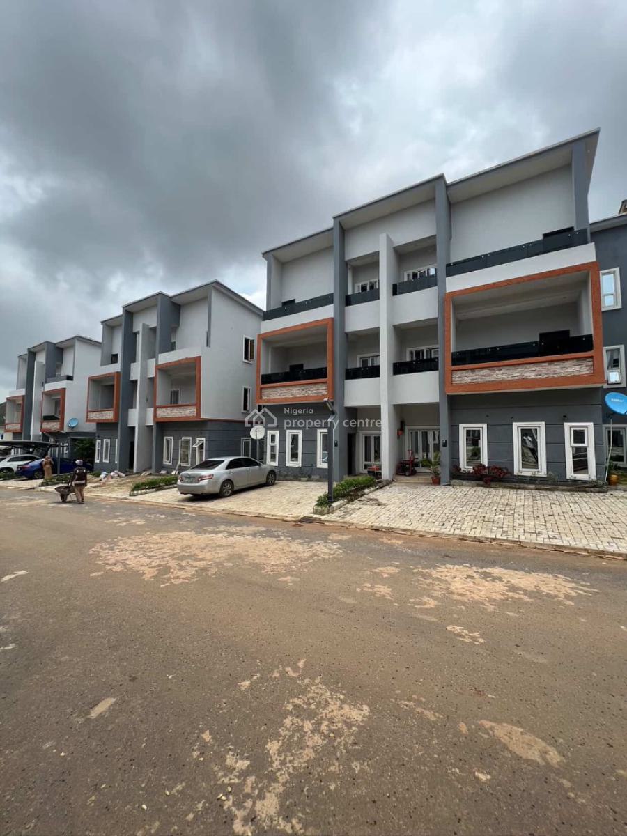 Luxury 4 Bedroom Duplex with Bq, Adjacent Games Village, Kukwaba, Abuja, Terraced Duplex for Sale