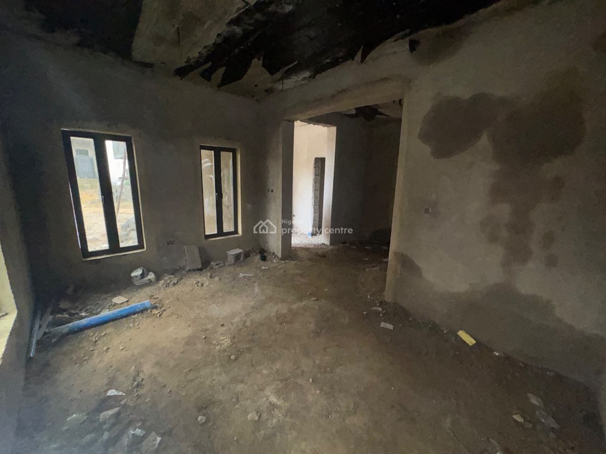 a Well Built 5 Bedroom Semi Finished Detached Duplex with Bq Available, Guzape District, Abuja, Detached Duplex for Sale