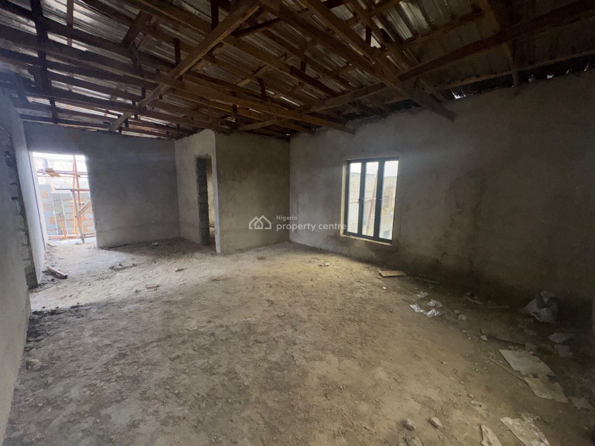 a Well Built 5 Bedroom Semi Finished Detached Duplex with Bq Available, Guzape District, Abuja, Detached Duplex for Sale