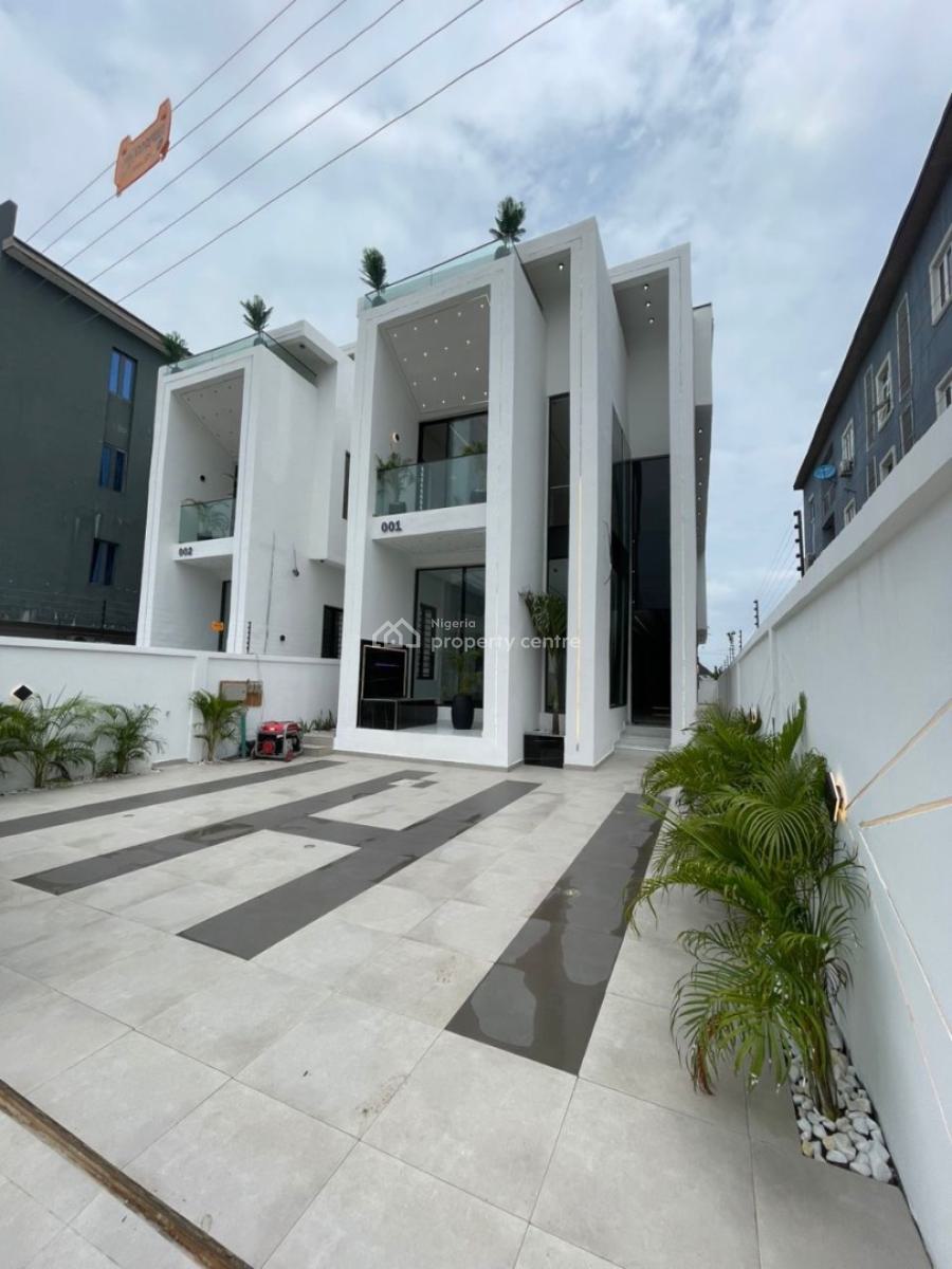 Super Luxurious Architectural Sublime 5 Bedroom with a Bq, Chevron, Lekki Phase 2, Lekki, Lagos, House for Sale