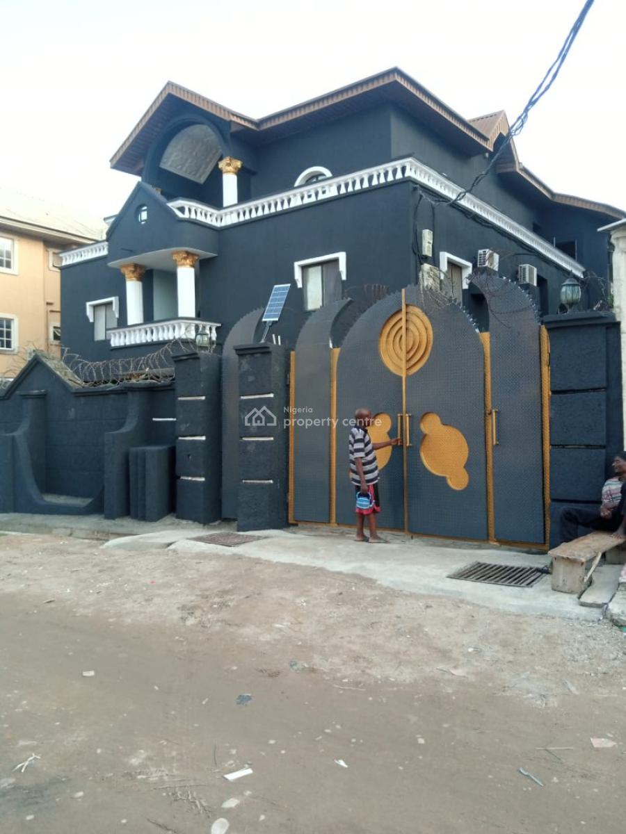 Spacious Renovated 3 Bedroom Flat, Canal Estate, Okota, Isolo, Lagos, Flat / Apartment for Rent