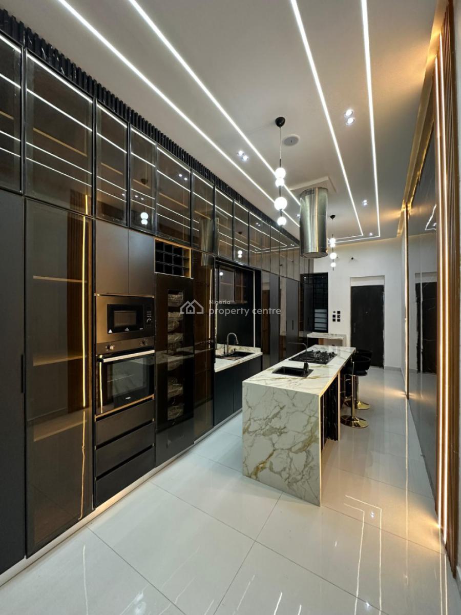 Aesthetic Pleasing 5 Bedroom Fully Detached Duplex with Bq and Pool, Aesthetic Pleasing 5 Bedroom Detached Duplex with Bq & Pool in Chveron, Lekki, Lagos, Detached Duplex for Sale