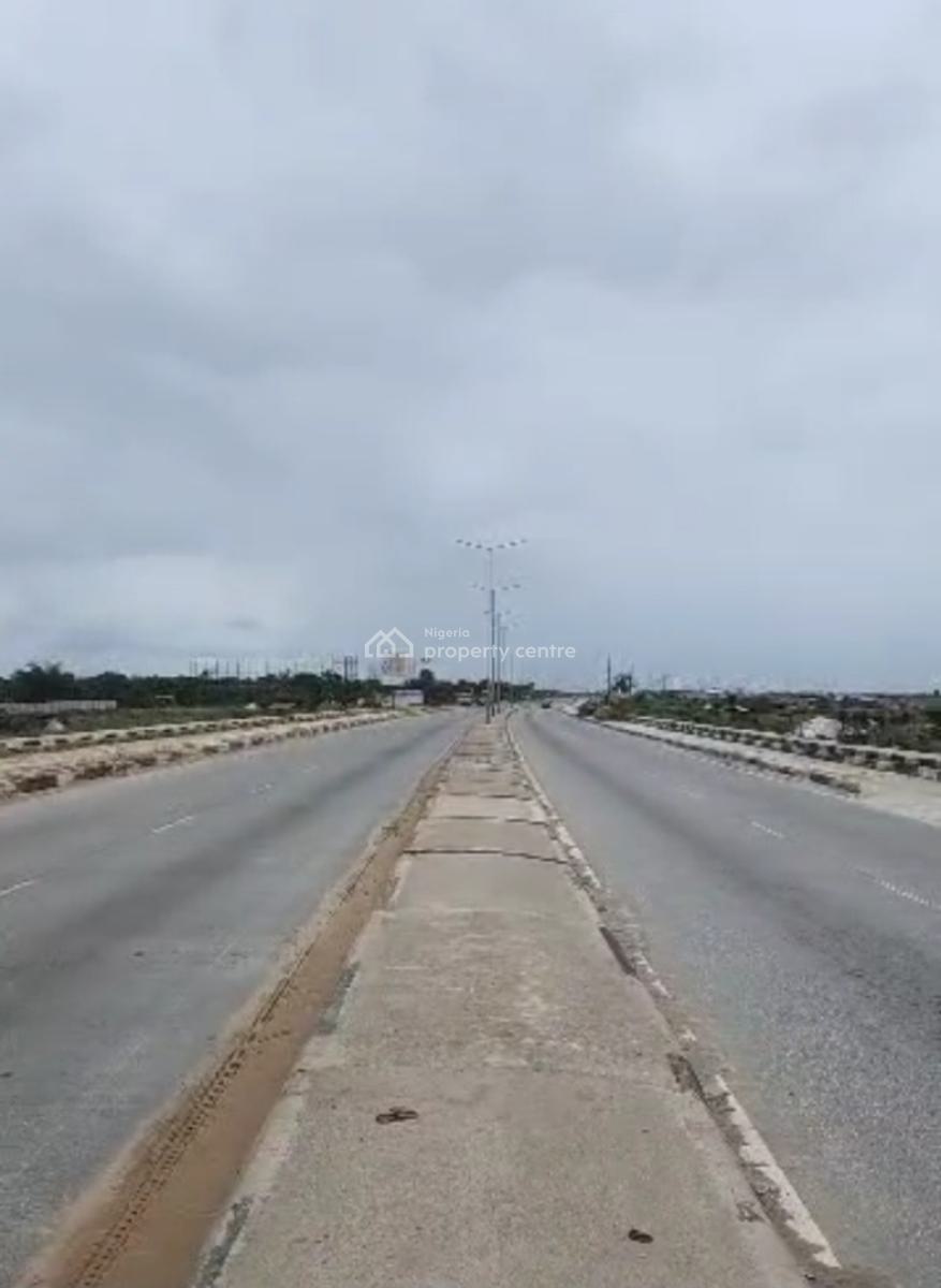 2 Plots of Land  Facing Expressway, Facing  Lekki-epe Expressway, Abijo, Lekki, Lagos, Commercial Land for Sale