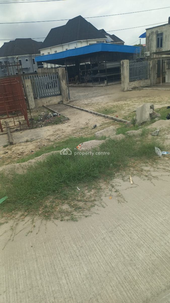1,000sqm Fenced Land Facing Expressway, Facing  Lekki-epe Expressway, Abijo, Lekki, Lagos, Commercial Land for Sale