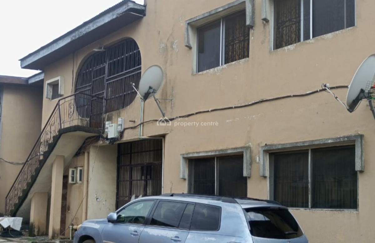 5flats= 4units of 2 Bedroom, 1unit of 3 Bedroom on 450sqm Land, Near Nepa Office, Off Ayo Alabi Street, Okeira, Ogba, Ikeja, Lagos, Block of Flats for Sale