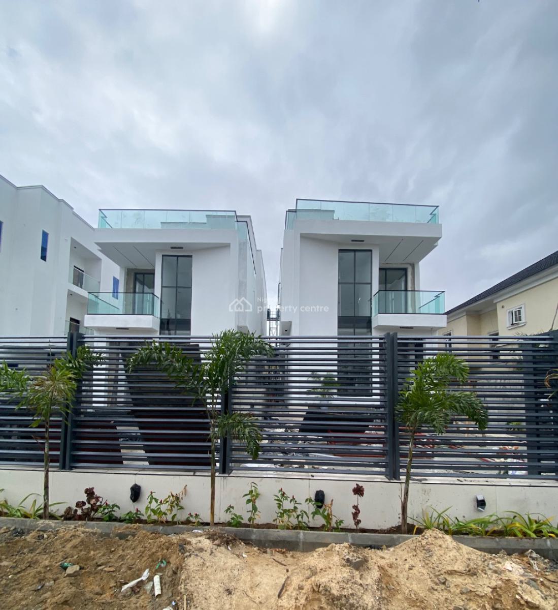 Lovely 5 Bed Duplex in a Gated Estate, Chevron, Lekki, Lagos, Detached Duplex for Sale