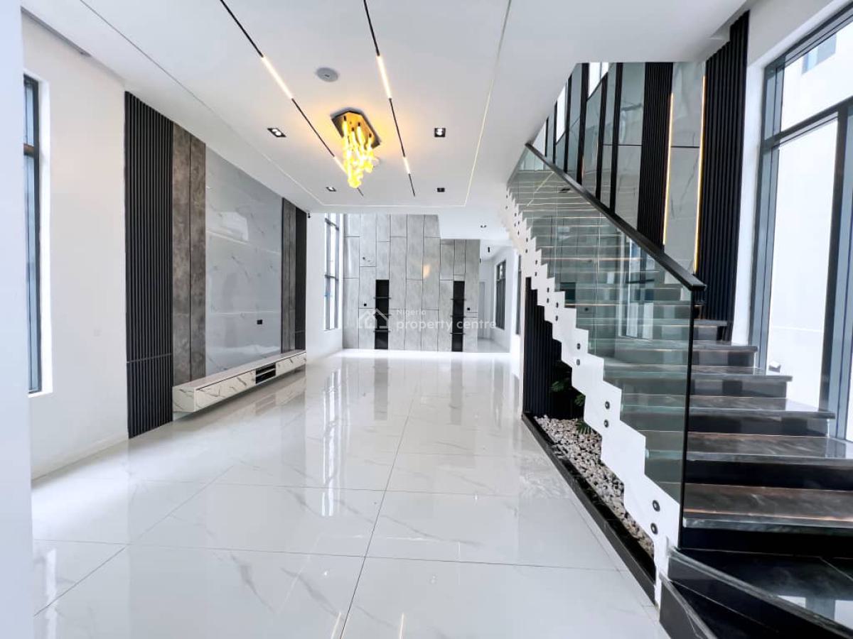 Lovely 5 Bedrooms Duplex in a Gated Estate, Chevron, Lekki, Lagos, Detached Duplex for Sale