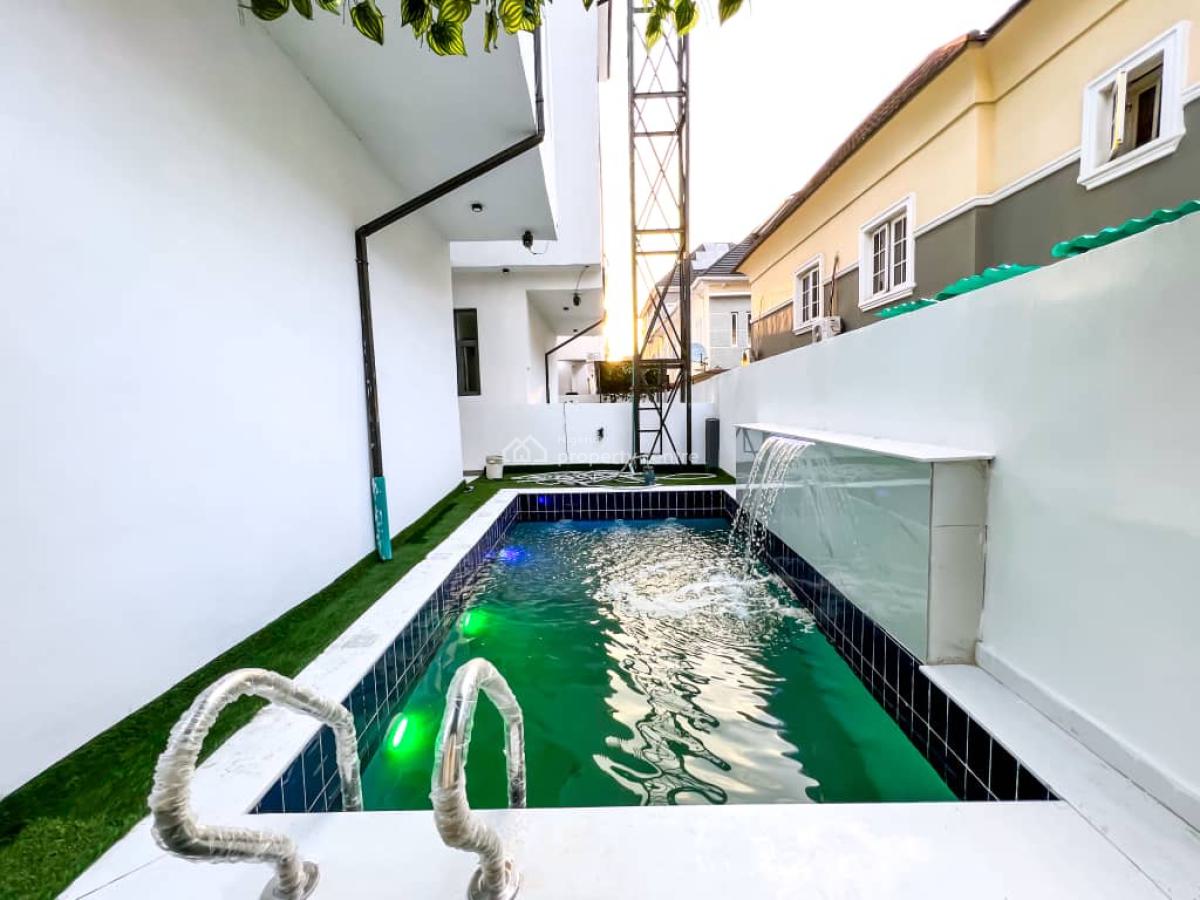 Lovely 5 Bedrooms Duplex in a Gated Estate, Chevron, Lekki, Lagos, Detached Duplex for Sale