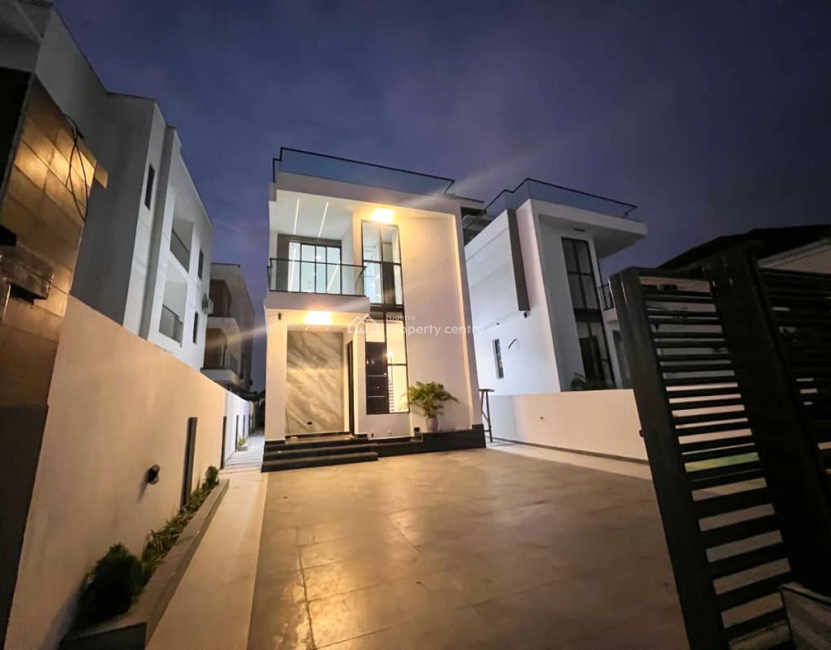 Lovely 5 Bedrooms Duplex in a Gated Estate, Chevron, Lekki, Lagos, Detached Duplex for Sale