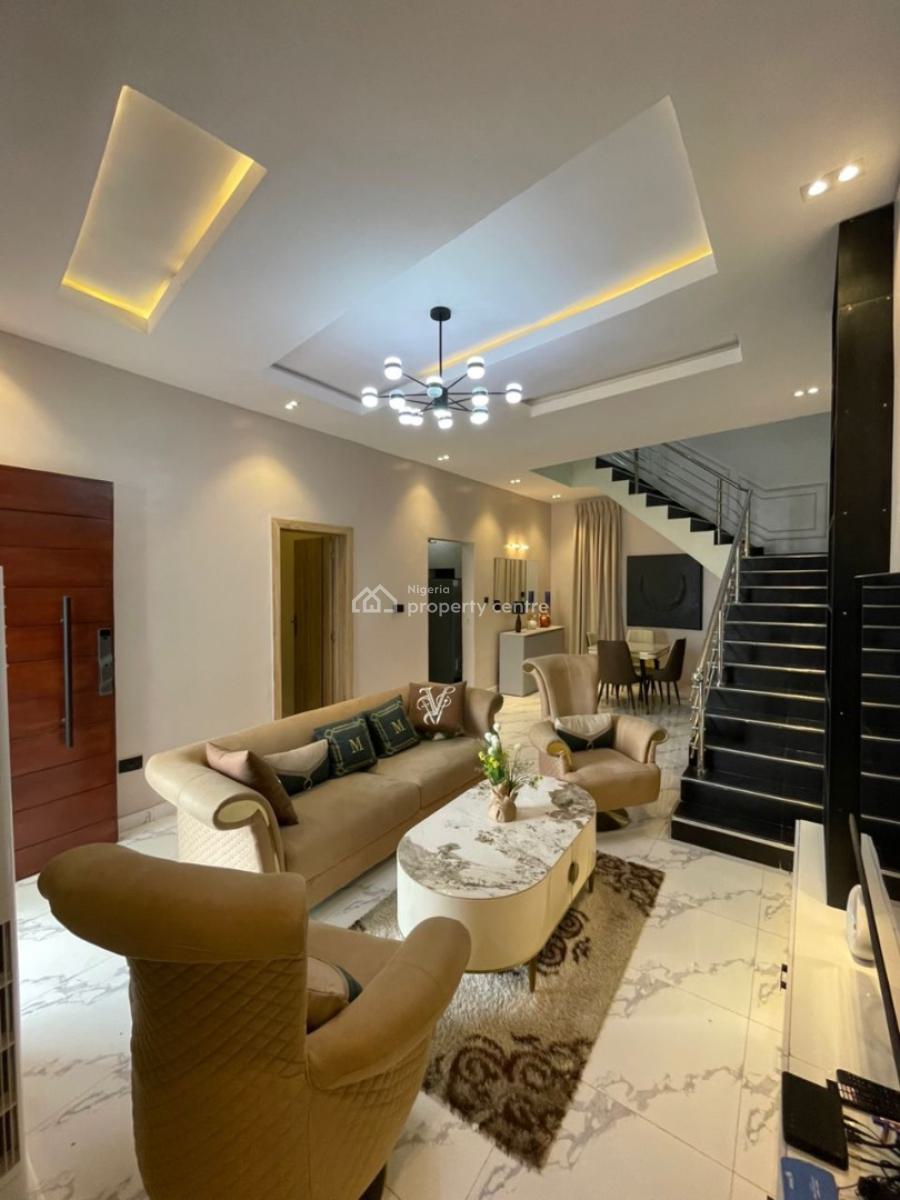 Fully Furnished 4bedroom Terrace Duplex, Lbs Before Sangotedo, Alasia, Ajah, Lagos, House for Sale