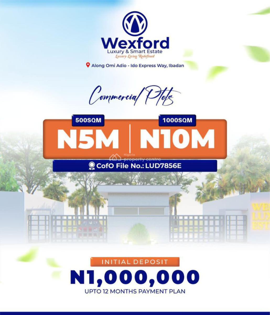 Mixed Use Land, Wexford Estate, Along Omi Adio-ido Express, Ibadan, Oyo, Mixed-use Land for Sale