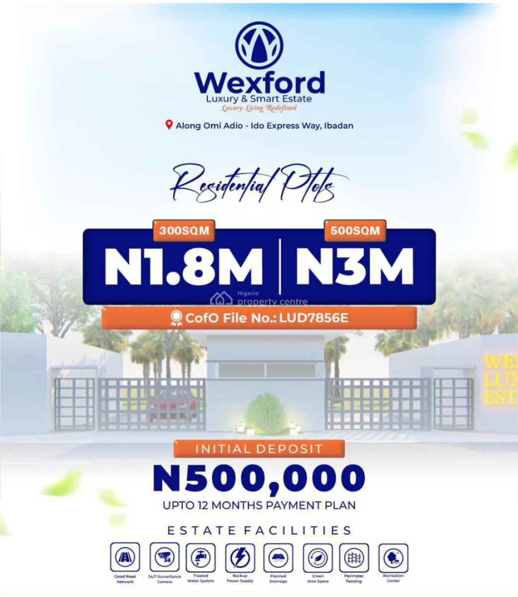 Mixed Use Land, Wexford Estate, Along Omi Adio-ido Express, Ibadan, Oyo, Mixed-use Land for Sale