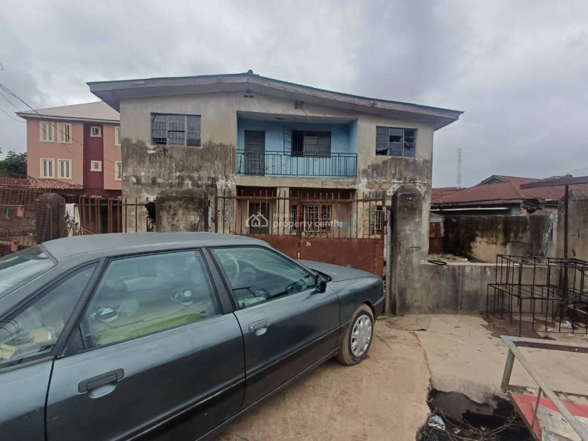 a Demolishable Property (corner Piece) Suitable for Redevelopment, (igbobi - Morocco Road, Fadeyi, Shomolu, Lagos, Residential Land for Sale