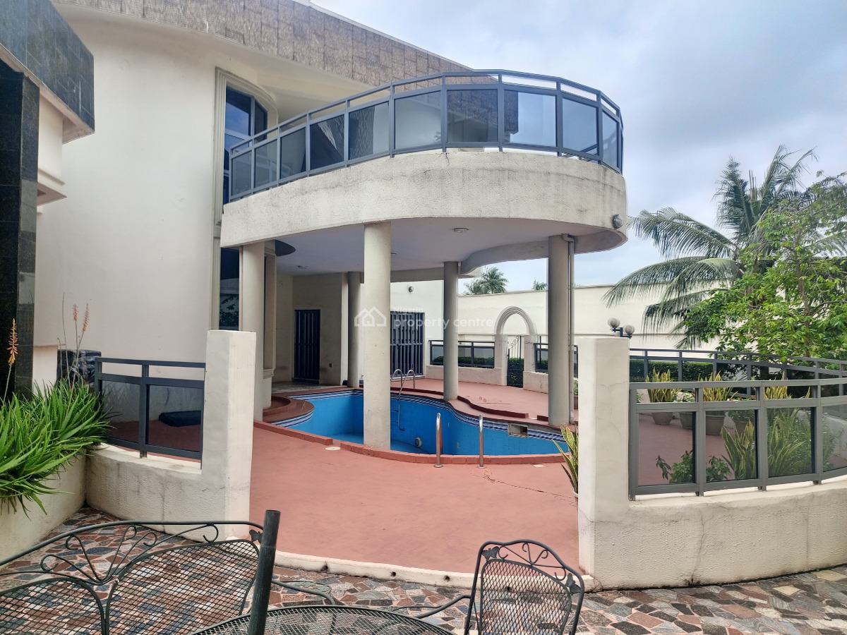 20 Rooms Mansion with Beautiful Aesthetics Green Area with Swimming P., Opebi, Ikeja, Lagos, House for Sale
