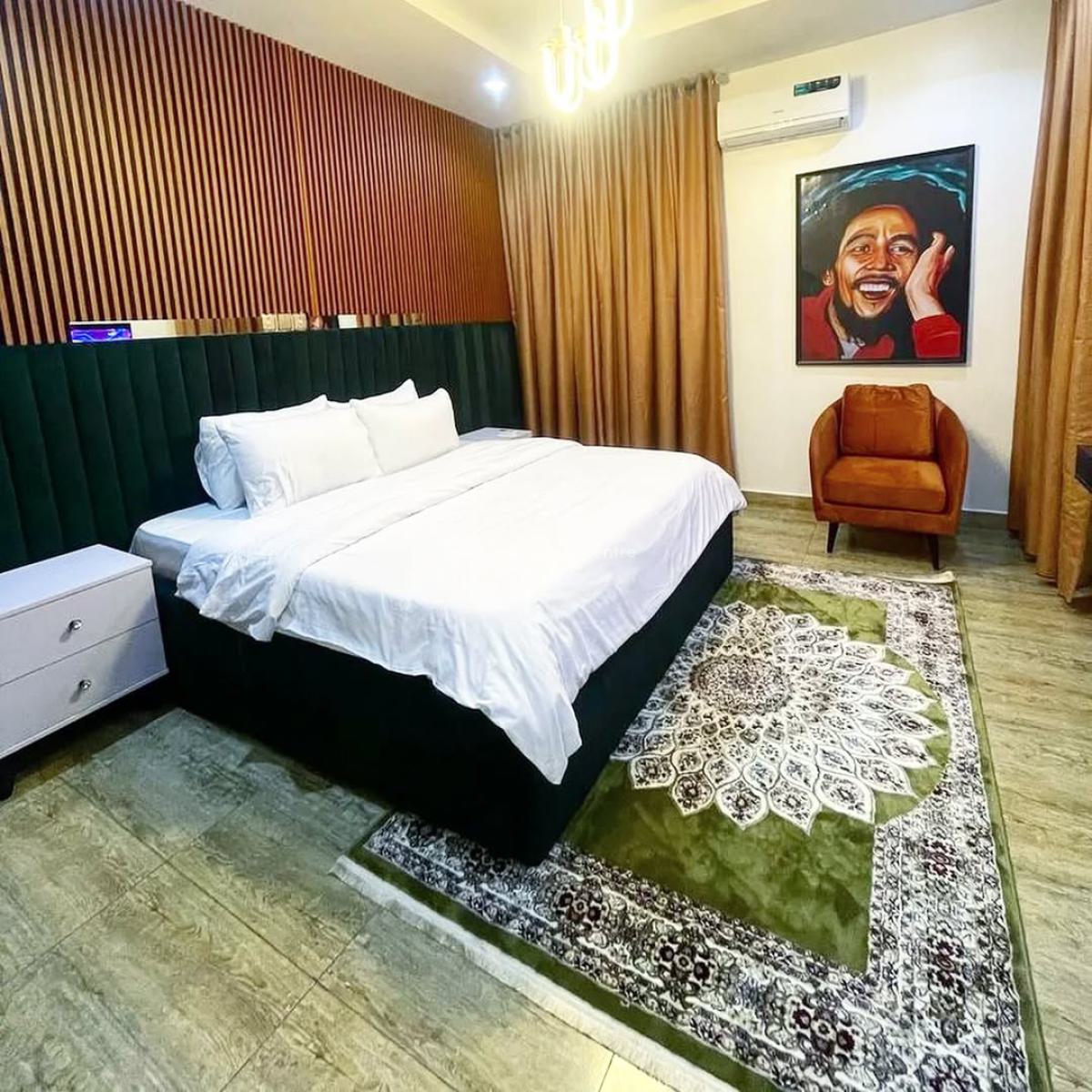 Gorgeous 2 Bedroom Apartment in a Serene Environment, Ken Nnamani Crescent, Wuye, Abuja, Flat / Apartment Short Let