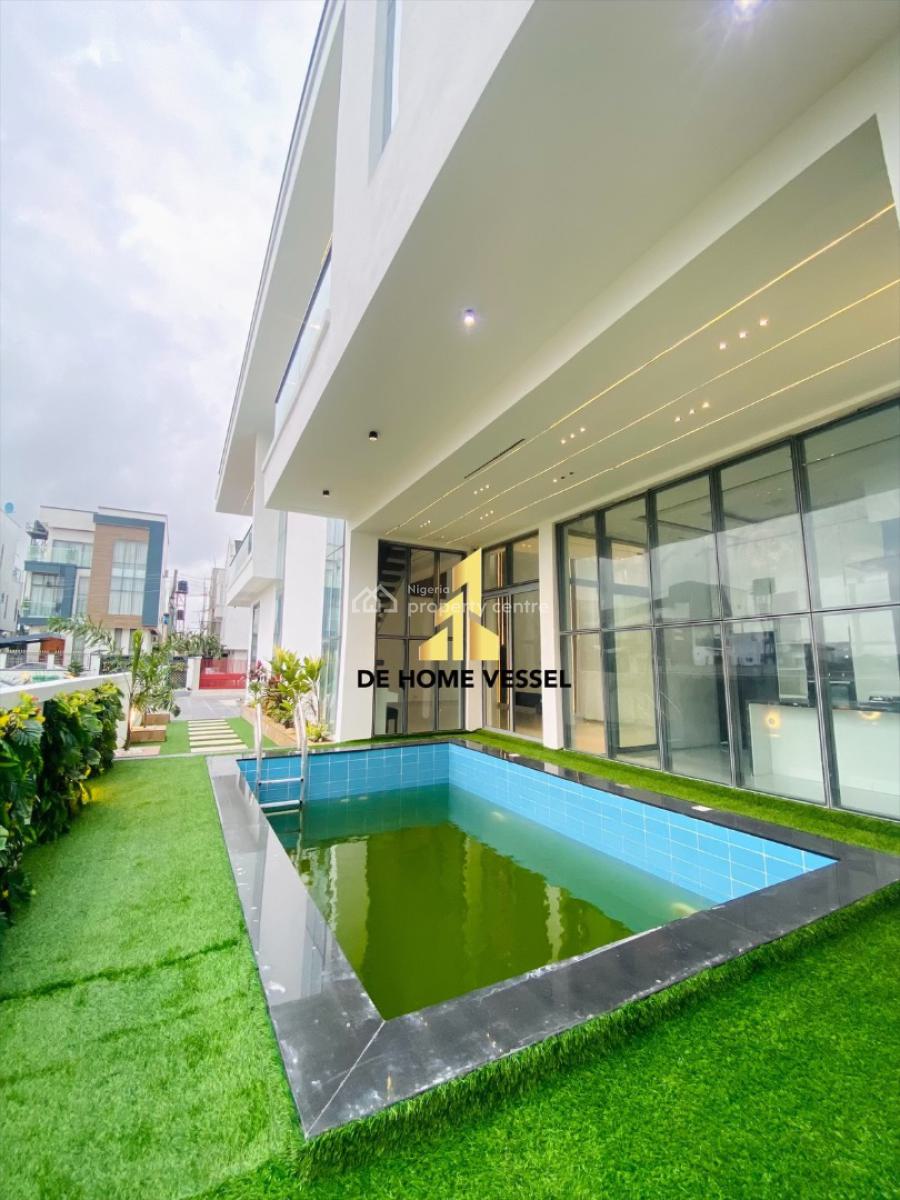Outstanding Perfectly Carved 5 Bed Smart Home with Cinema & Pool, Osapa, Lekki, Lagos, Detached Duplex for Sale