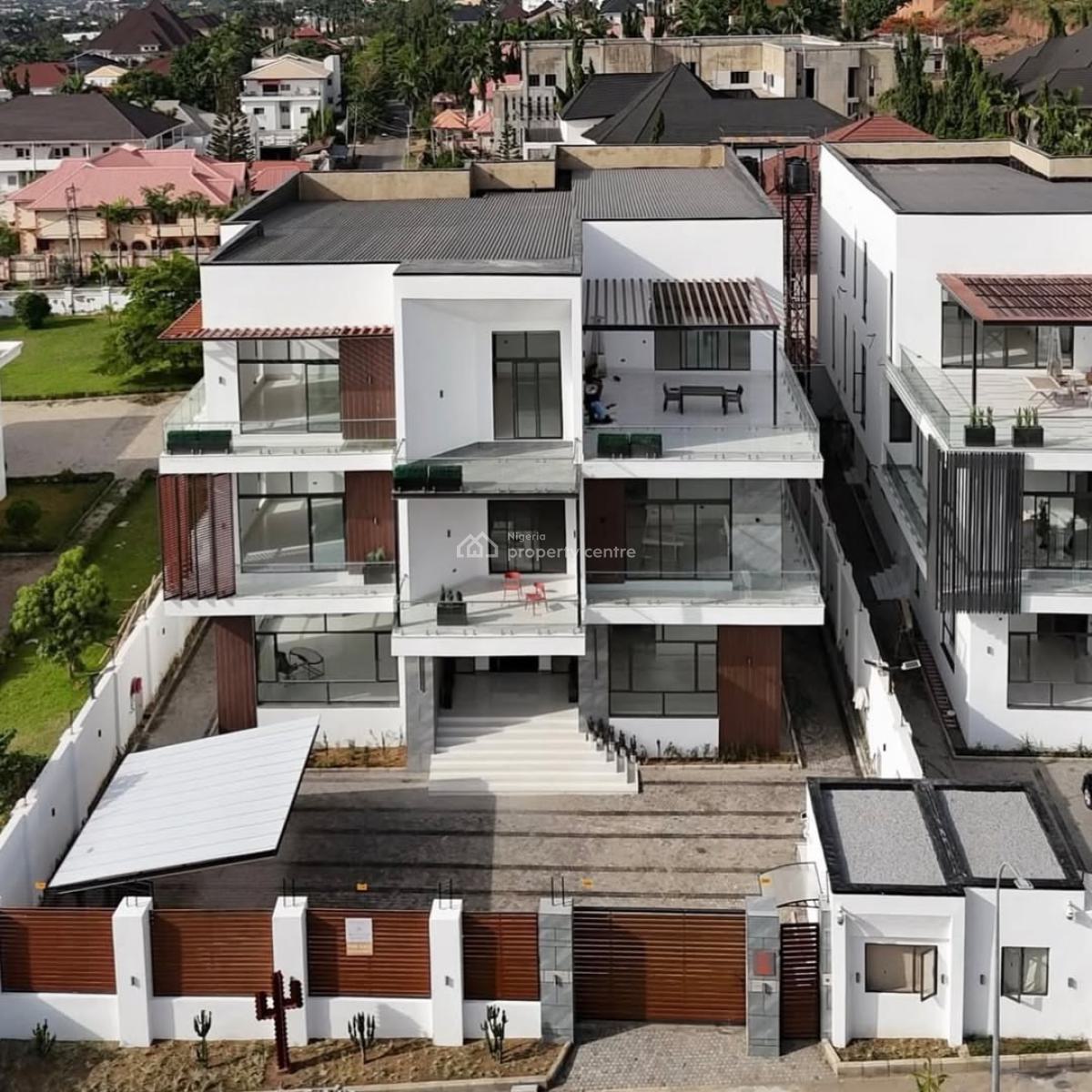 7 Bedrooms Contemporary Mansion, Bq, Elevator, Pool, Rooftop, Cinema, Gym, Asokoro District, Abuja, Detached Duplex for Sale