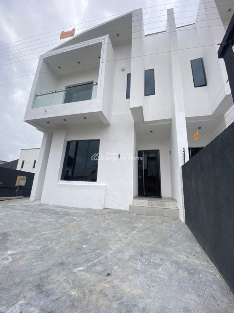 4bedroom Semi Detached Duplex with Bq, Fitted Kitchen, Jacuzzi, Ajah, Lagos, Semi-detached Duplex for Sale