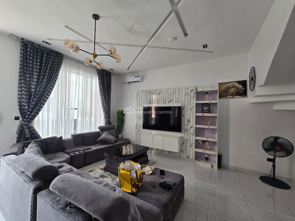 Fully Furnished & Serviced 4 Bedroom Semi-detached Duplex, Harris Drive, Beside Vgc, Lekki, Lagos, Semi-detached Duplex for Rent