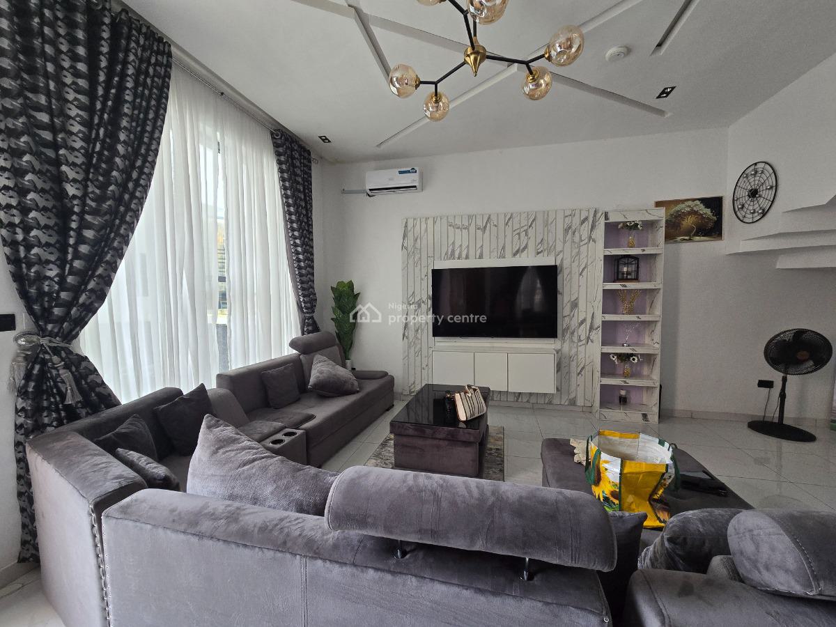 Fully Furnished & Serviced 4 Bedroom Semi-detached Duplex, Harris Drive, Beside Vgc, Lekki, Lagos, Semi-detached Duplex for Rent
