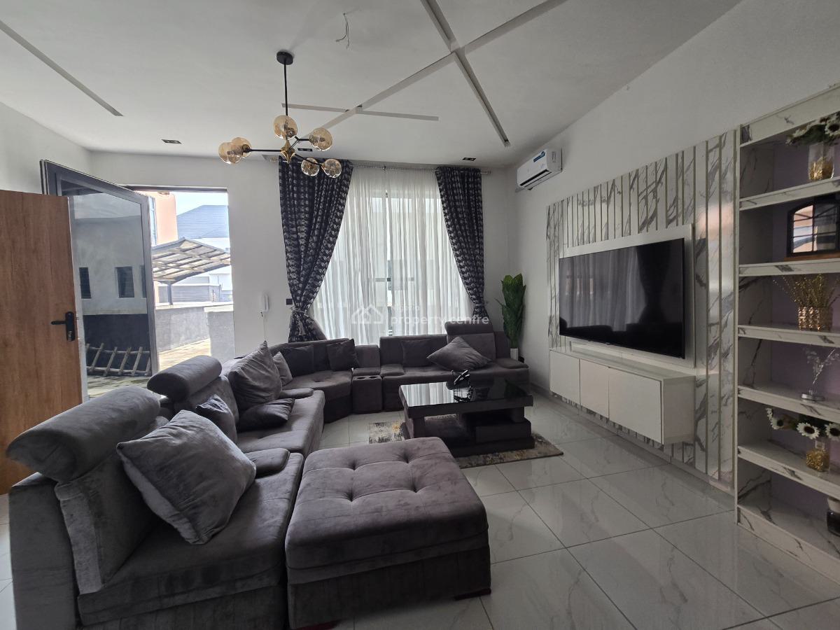 Fully Furnished & Serviced 4 Bedroom Semi-detached Duplex, Harris Drive, Beside Vgc, Lekki, Lagos, Semi-detached Duplex for Rent