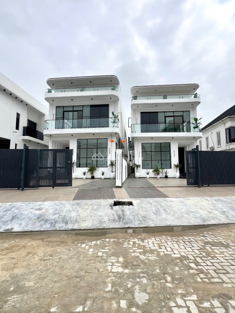 Magnificent 5 Bedroom Fully Detached Duplex with a Private Pool and a Bq, Chevron Tollgate, Lekki Phase 2, Lekki, Lagos, House for Sale