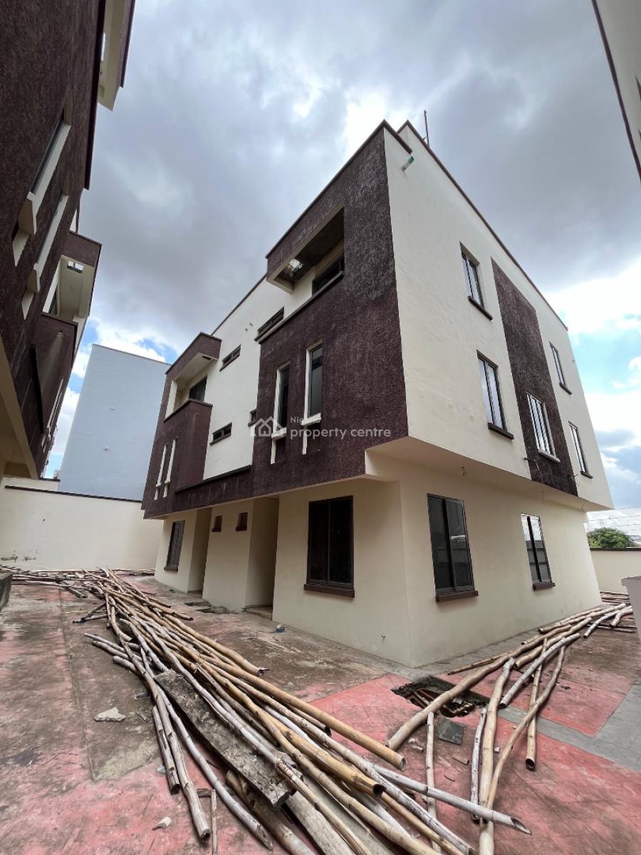 Exquisitely Built 4 Bedroom Semi-detached House with a Bq in a Secured, Secured Estate|tarred Road|ample Parking Space, Opebi, Ikeja, Lagos, Semi-detached Duplex for Sale
