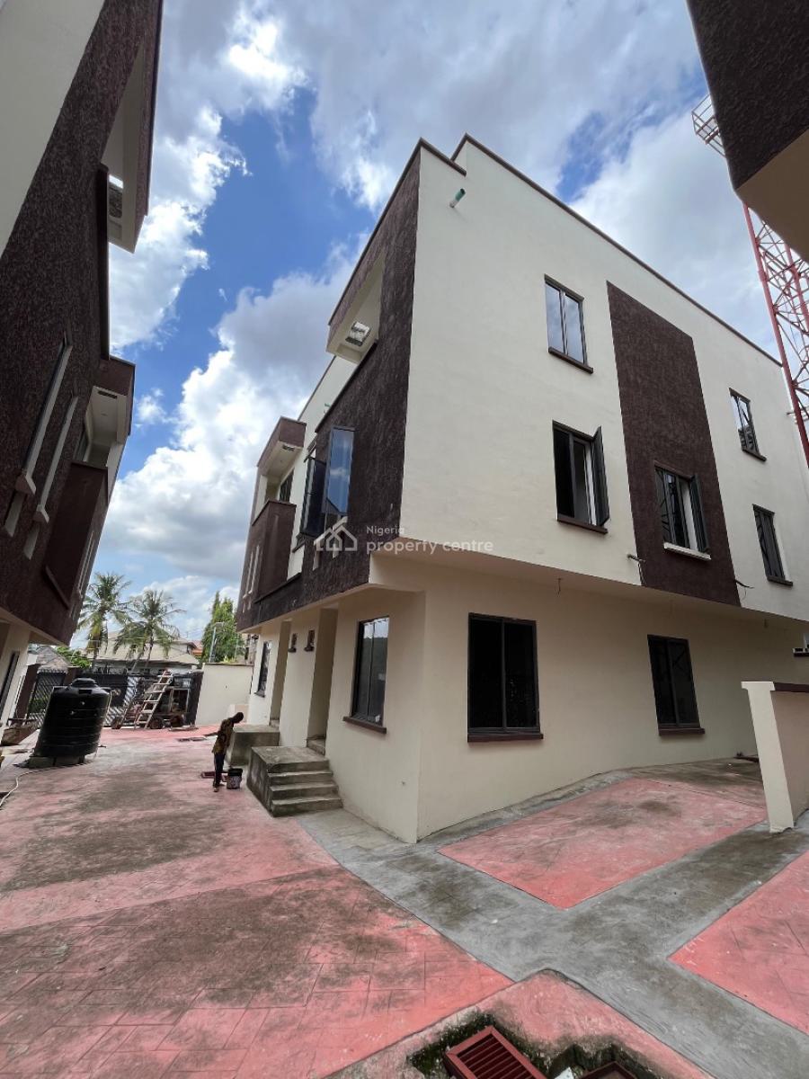 Exquisitely Built 4 Bedroom Semi-detached House with a Bq in a Secured, Secured Estate|tarred Road|ample Parking Space, Opebi, Ikeja, Lagos, Semi-detached Duplex for Sale