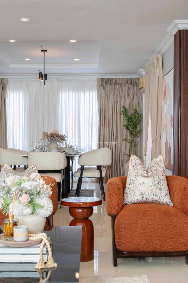 Luxury 2 Bedroom Maisonette with Gym and Swimming Pool, Brentwood Park Estate, Ikoyi, Lagos, Flat / Apartment Short Let